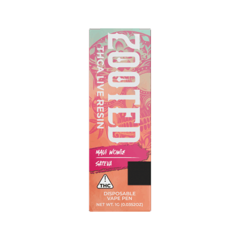 THD Zooted 1G THCa Live Resin Disposable – Maui Wowie – Sativa