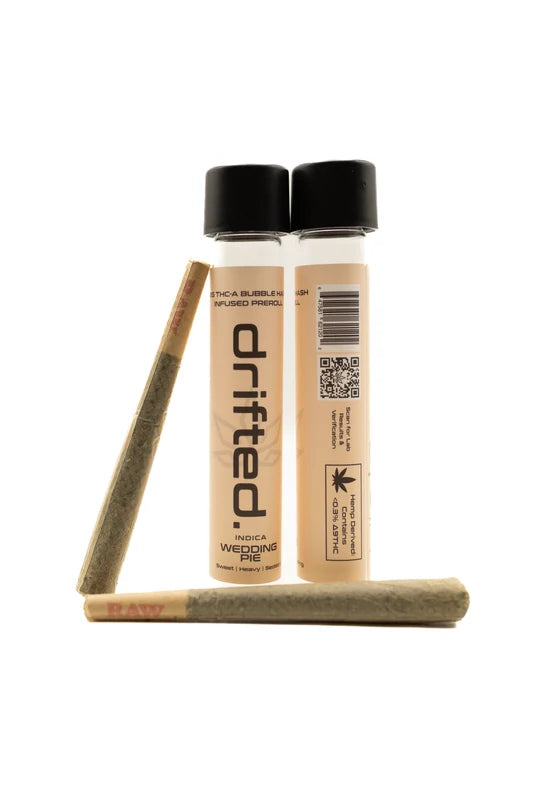 Drifted 2G Bubble Hash THCa Preroll – Wedding Pie – Indica