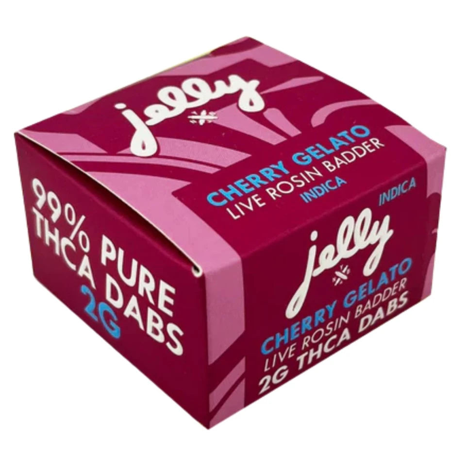 NYB Jelly 2G THCa Live Rosin Badder – Cherry Gelato – Indica