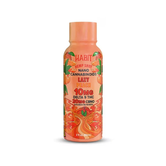 Habit 10MG D9 THC Shot – Lazy Peach – 20MG CBN-O