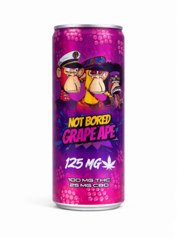 Not Bored 125MG THC + CBD Beverage – Grape Ape