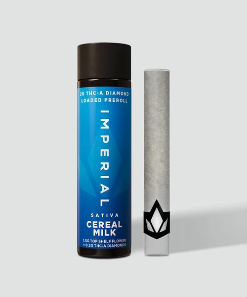 Imperial 2G THCa Diamond Loaded Pre-Roll – Cereal Milk – Sativa