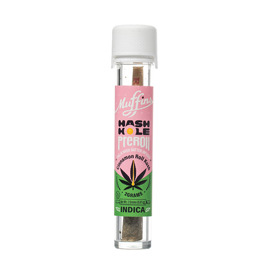 Muffins 2G THCa Hash Hole Pre-Roll – Cinnamon Roll Kush – Indica