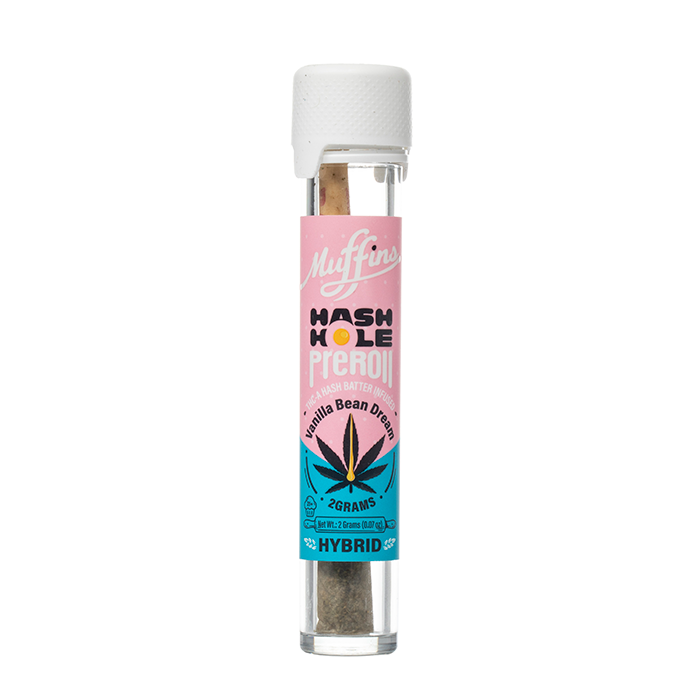 Muffins 2G THCa Hash Hole Pre-Roll – Vanilla Bean Dream – Hybrid