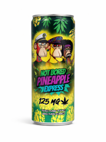 Not Bored 125MG THC + CBD Beverage – Pineapple Express