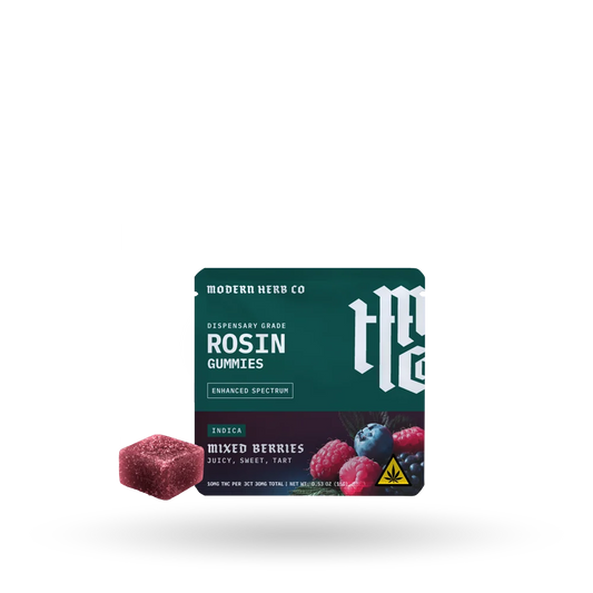 MHCo 30MG Delta 9 THC Live Rosin Gummies – Mixed Berries – Indica – 3ct