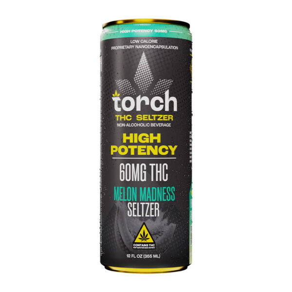 Torch 60MG D9 THC Seltzer – Melon Madness