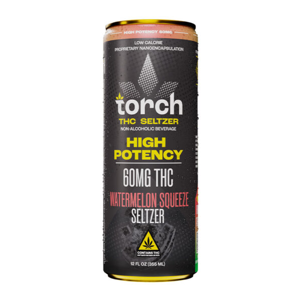 Torch 60MG D9 THC Seltzer – Watermelon Squeeze