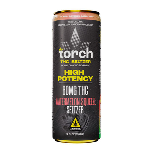 Torch 60MG D9 THC Seltzer – Watermelon Squeeze