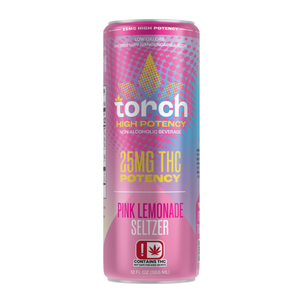 Torch 25MG D9 THC Seltzer – Pink Lemonade