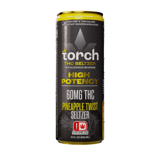 Torch 60MG D9 THC Seltzer – Pineapple Twist