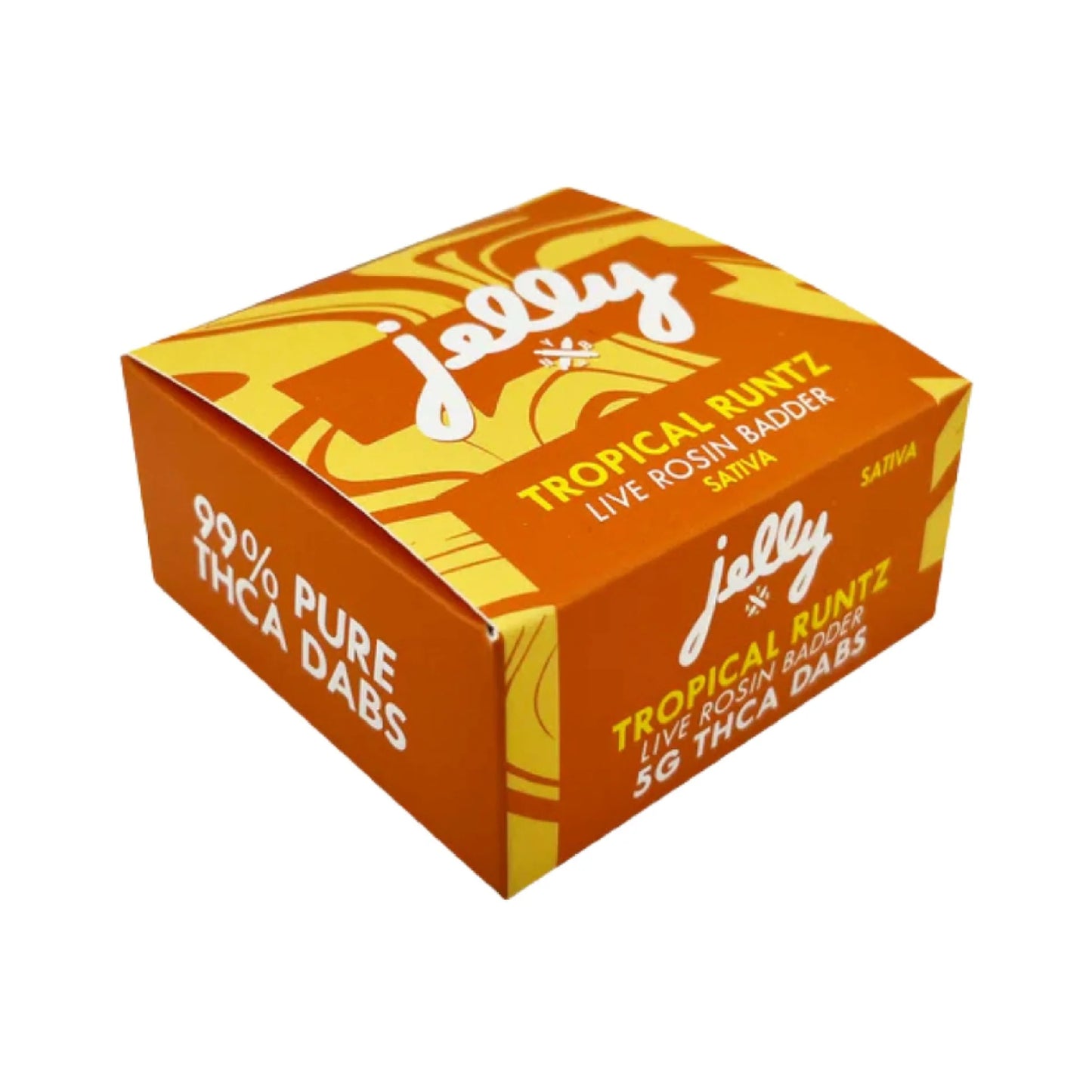 NYB Jelly 5G THCa Live Rosin Badder – Tropical Runtz – Sativa